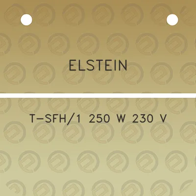 elstein-t-sfh1-250-w-230-v