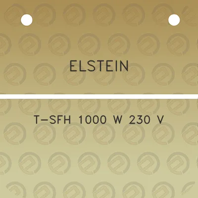 elstein-t-sfh-1000-w-230-v