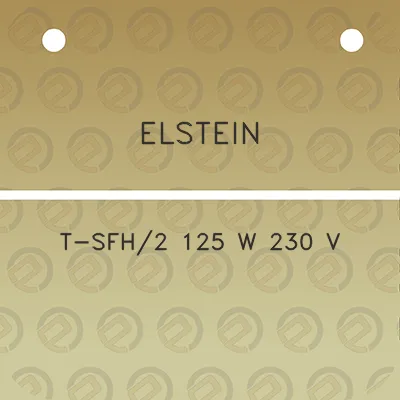 elstein-t-sfh2-125-w-230-v