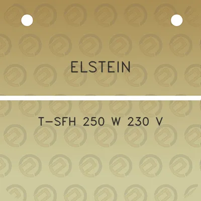 elstein-t-sfh-250-w-230-v