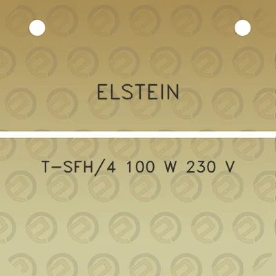 elstein-t-sfh4-100-w-230-v