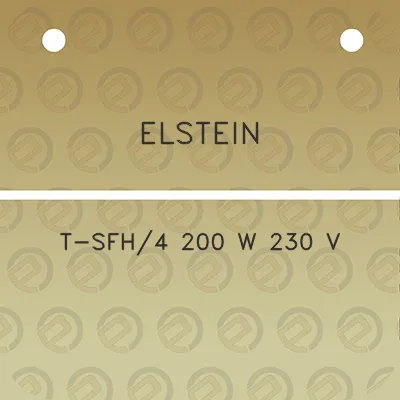 elstein-t-sfh4-200-w-230-v