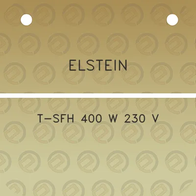 elstein-t-sfh-400-w-230-v