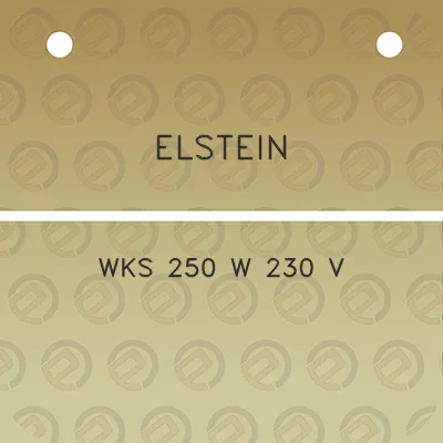 elstein-wks-250-w-230-v