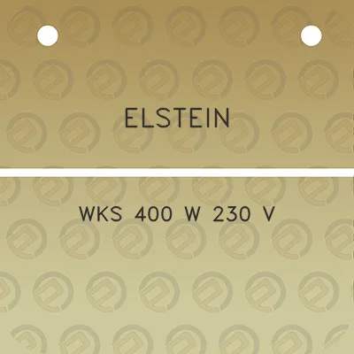 elstein-wks-400-w-230-v