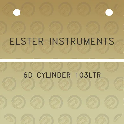 elster-instruments-6d-cylinder-103ltr