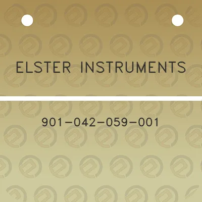 elster-instruments-901-042-059-001