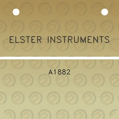 elster-instruments-a1882