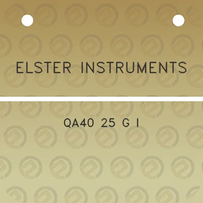 elster-instruments-qa40-25-g-i