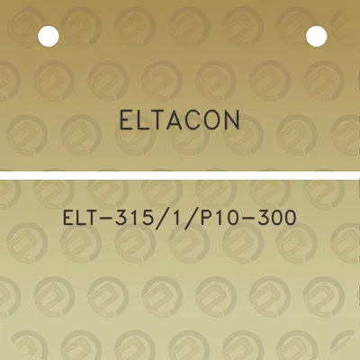 eltacon-elt-3151p10-300