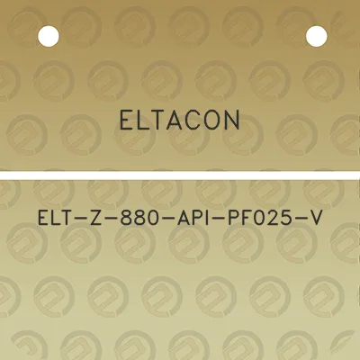 eltacon-elt-z-880-api-pf025-v