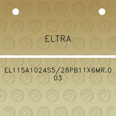 eltra-el115a1024s528pb11x6mr003