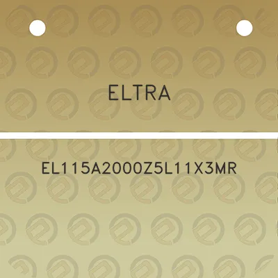 eltra-el115a2000z5l11x3mr