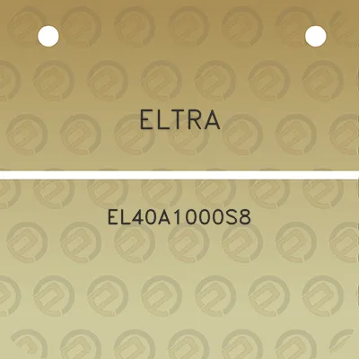 eltra-el40a1000s8