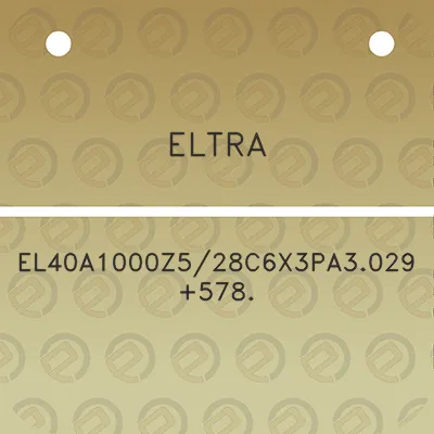 eltra-el40a1000z528c6x3pa3029578