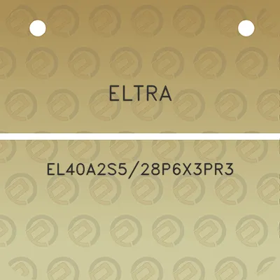 eltra-el40a2s528p6x3pr3