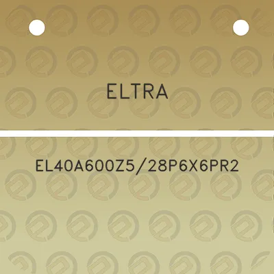 eltra-el40a600z528p6x6pr2