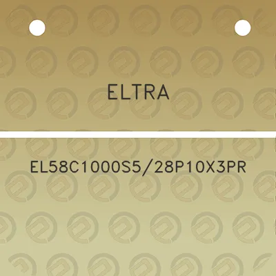 eltra-el58c1000s528p10x3pr