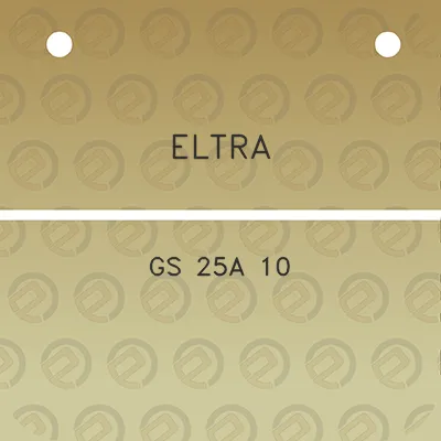 eltra-gs-25a-10