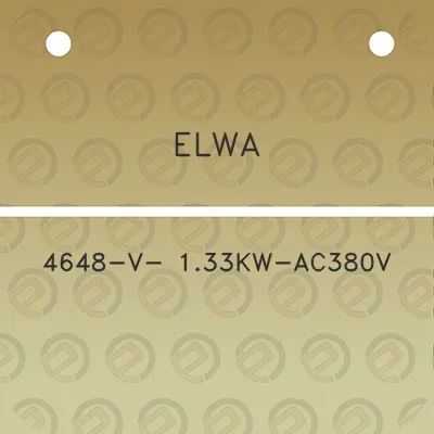 elwa-4648-v-133kw-ac380v