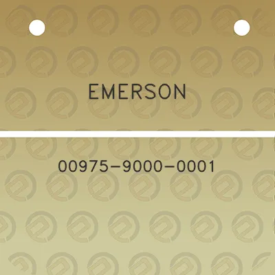 emerson-00975-9000-0001