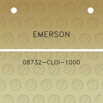 emerson-08732-cloi-1000