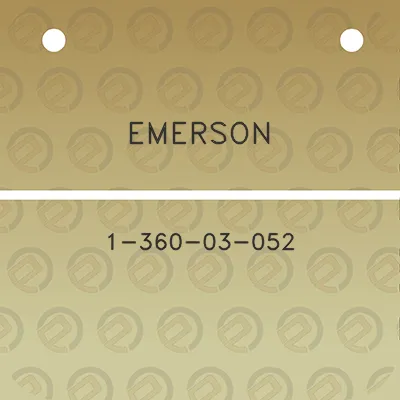 emerson-1-360-03-052