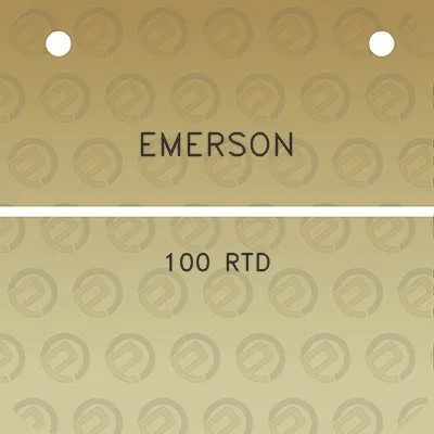 emerson-100-rtd