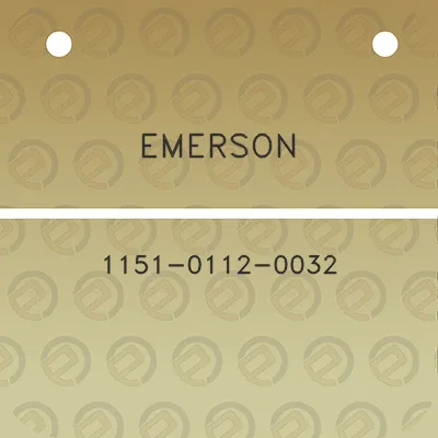 emerson-1151-0112-0032