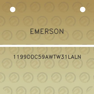 emerson-1199ddc59awtw31laln