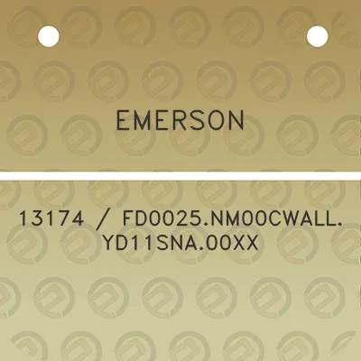 emerson-13174-fd0025nm00cwallyd11sna00xx