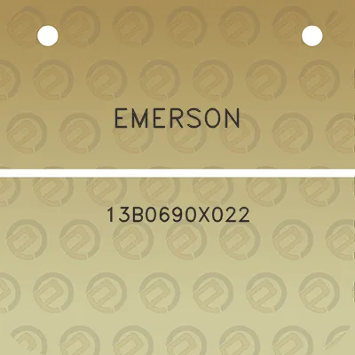 emerson-13b0690x022