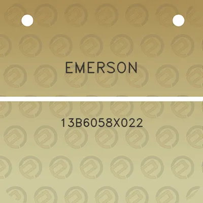 emerson-13b6058x022