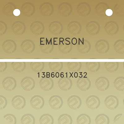 emerson-13b6061x032