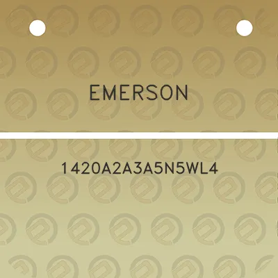 emerson-1420a2a3a5n5wl4