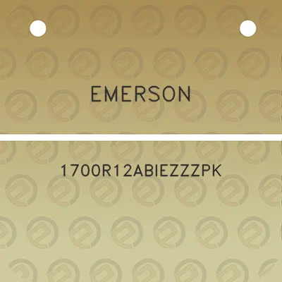 emerson-1700r12abiezzzpk