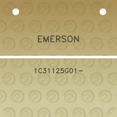 emerson-1c31125g01