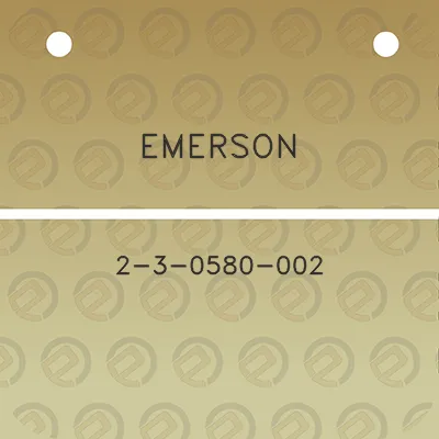 emerson-2-3-0580-002