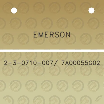 emerson-2-3-0710-007-7a00055g02