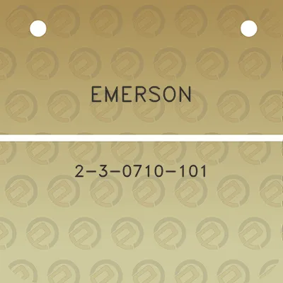 emerson-2-3-0710-101