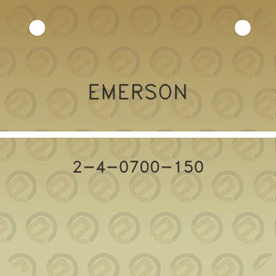 emerson-2-4-0700-150