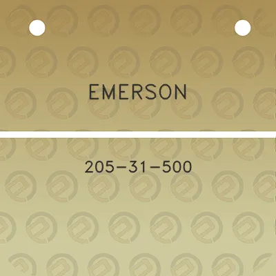 emerson-205-31-500