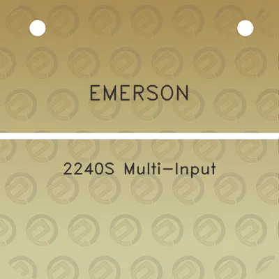 emerson-2240s-multi-input