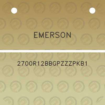 emerson-2700r12bbgpzzzpkb1