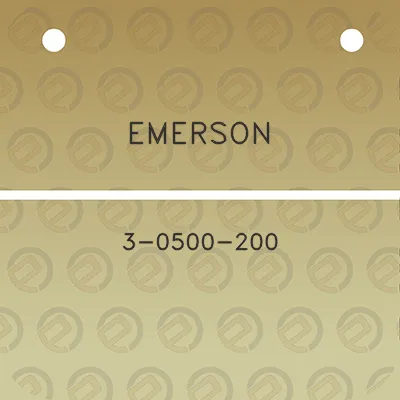 emerson-3-0500-200