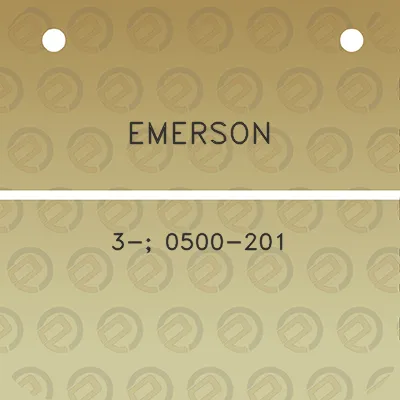 emerson-3-0500-201