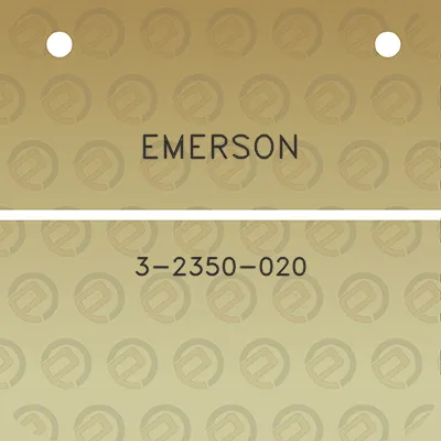 emerson-3-2350-020