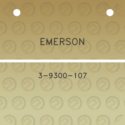 emerson-3-9300-107