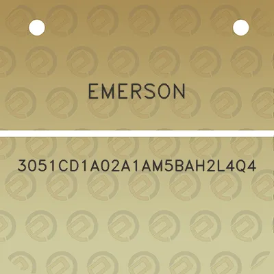 emerson-3051cd1a02a1am5bah2l4q4