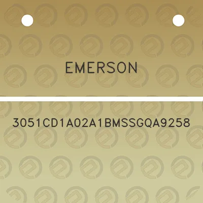 emerson-3051cd1a02a1bmssgqa9258